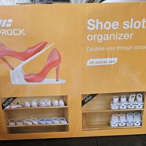 Shoe Slots Organizer - White